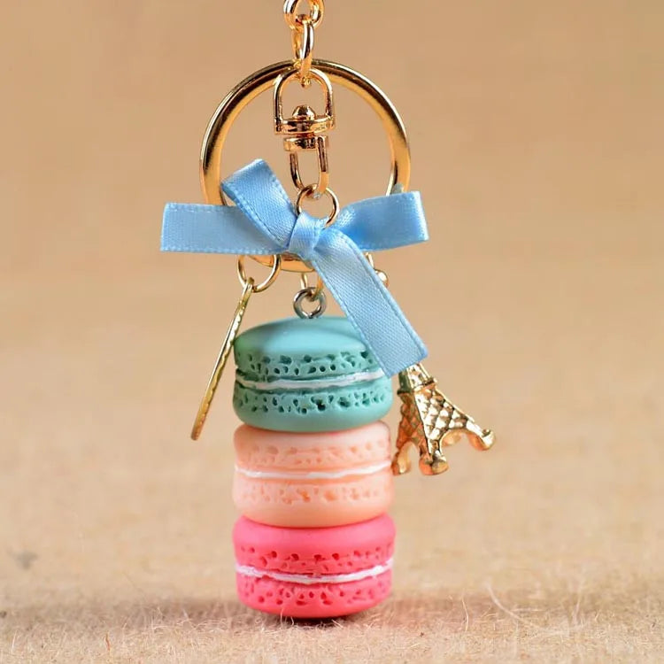 Fashionable Macaroon Eiffel Tower Keychain (39 styles available)