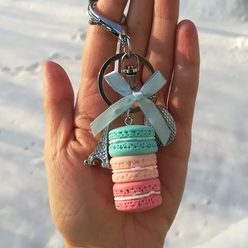 Fashionable Macaroon Eiffel Tower Keychain (39 styles available)