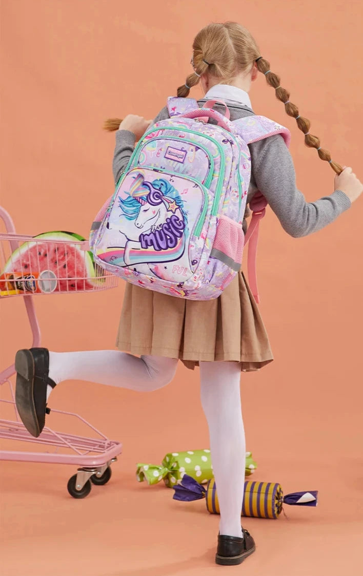 Unicorn Melody 16" Waterproof Backpack (Matching lunch bag and pencil case sets are available)