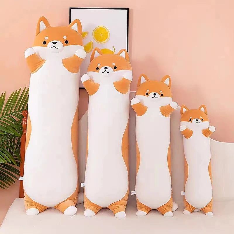 Super Soft Long Doggie Body Plush Pillow