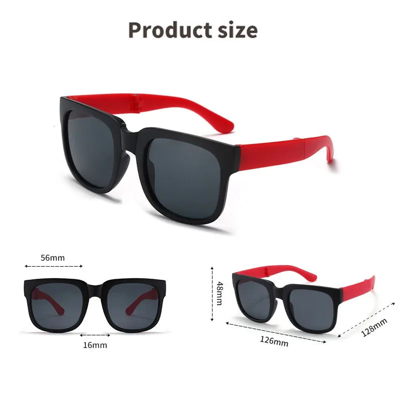 Kids Fold 'n' Go Polarized Sunglasses (Matching case optional)