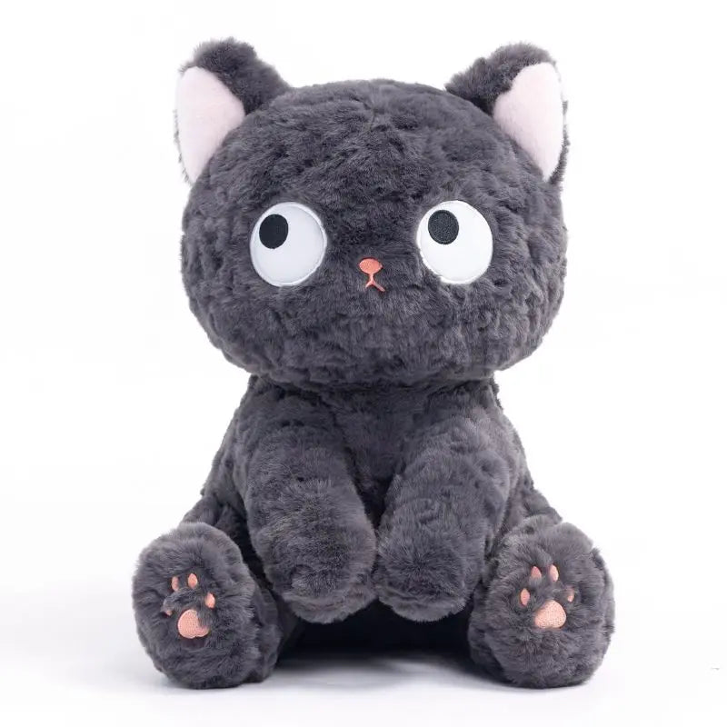 Super Soft Black British Shorthair Cat Stuffed Animals Toy Plushie (in 3 Funny Poses)