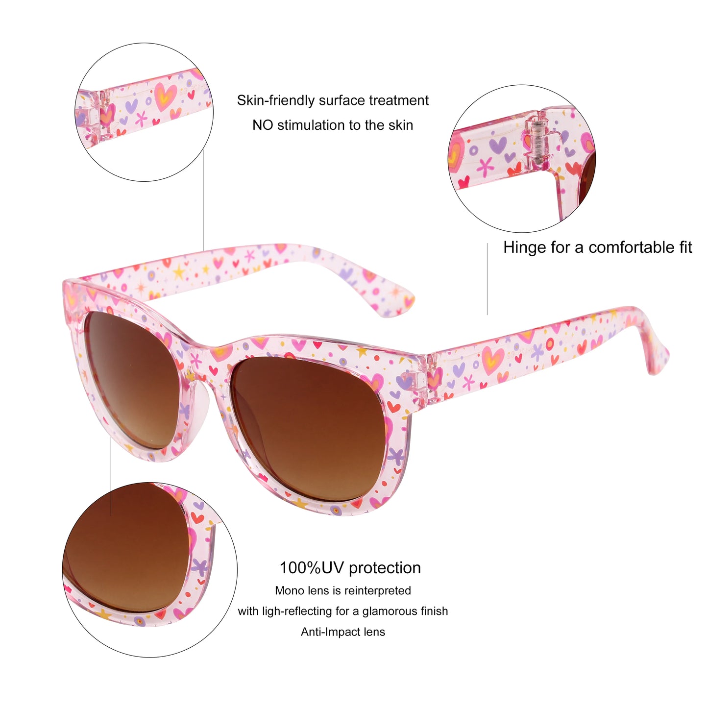 Heartshine Kids UV400 Sunglasses