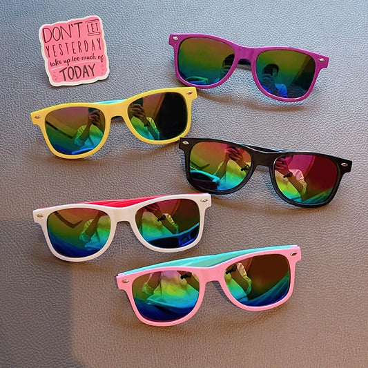 Kids Rainbow Reflector Polarized Sunglasses