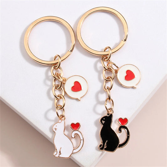 Lovely Cat Musician Metal Enamel Keychain (6 styles available)