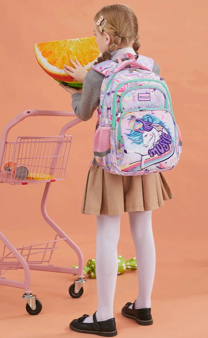 Unicorn Melody 16" Waterproof Backpack (Matching lunch bag and pencil case sets are available)