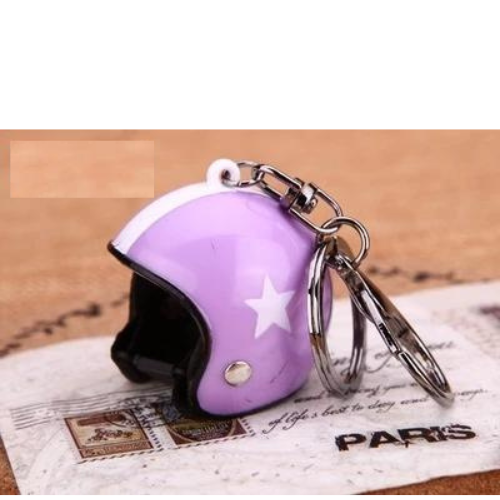 Cute Miniature Helmet Keychain (27 styles available)