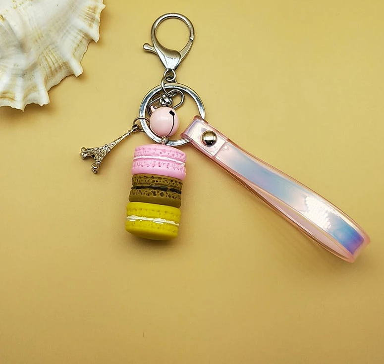 Fashionable Macaroon Eiffel Tower Keychain (39 styles available)