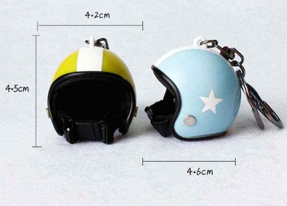 Cute Miniature Helmet Keychain (27 styles available)