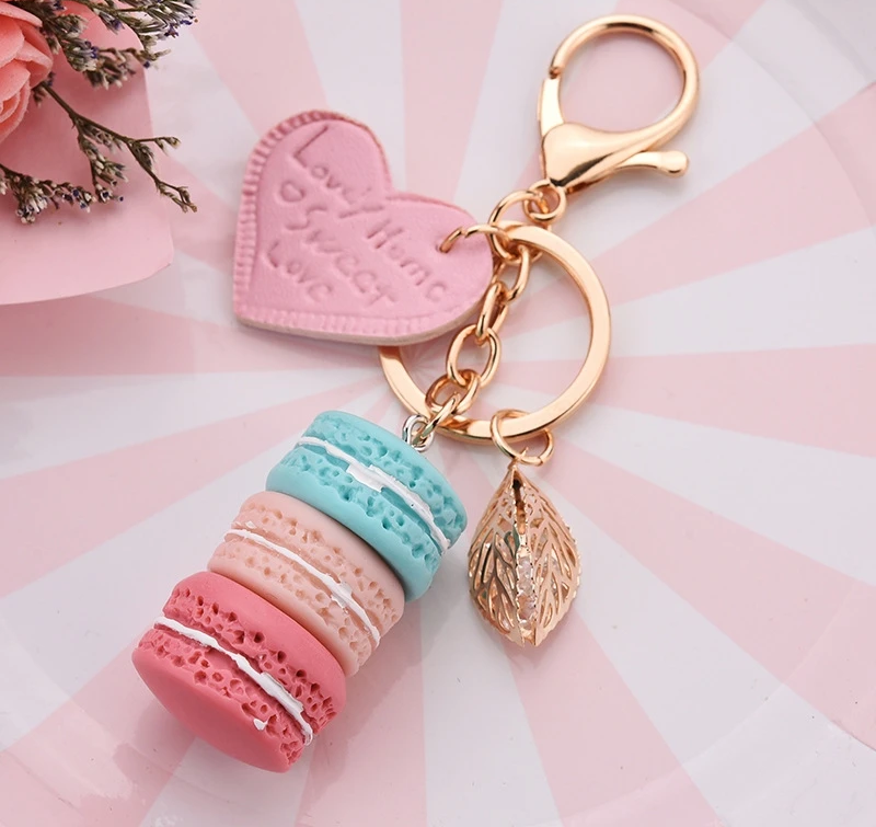 Fashionable Macaroon Eiffel Tower Keychain (39 styles available)