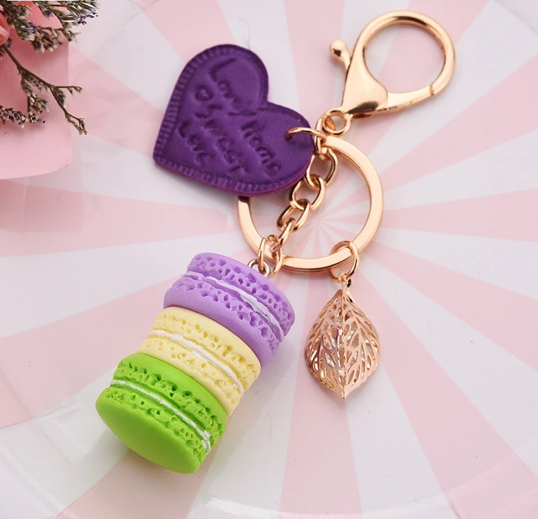 Fashionable Macaroon Eiffel Tower Keychain (39 styles available)