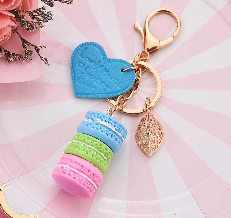 Fashionable Macaroon Eiffel Tower Keychain (39 styles available)