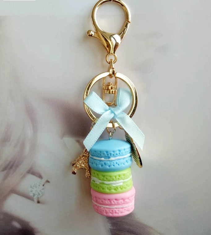 Fashionable Macaroon Eiffel Tower Keychain (39 styles available)