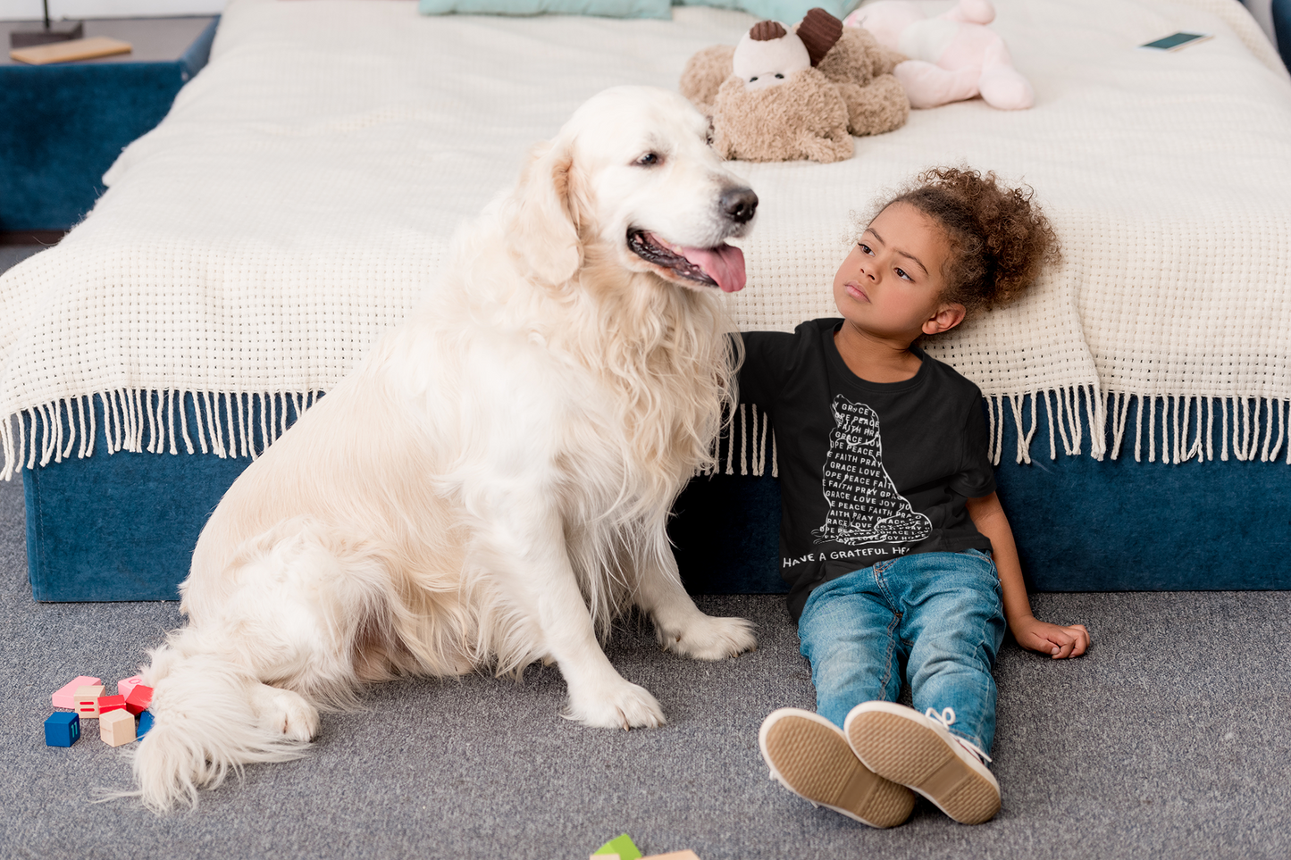 I have a Grateful Heart Toddler's T-Shirt (Dog-Lover Tee)